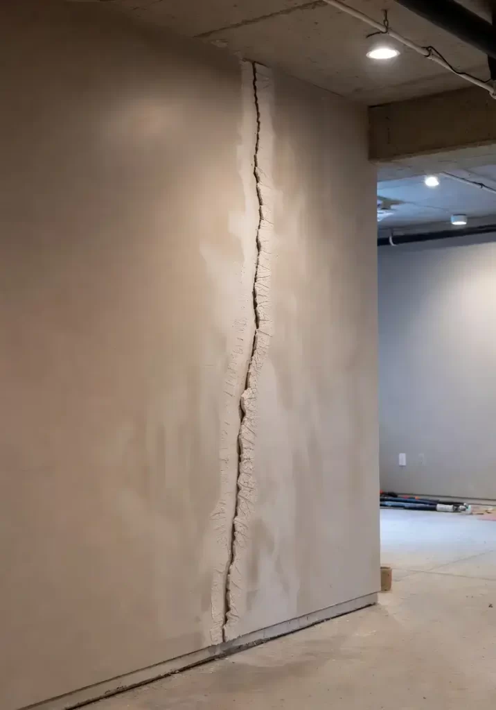 basement crack repair in Buckley MI