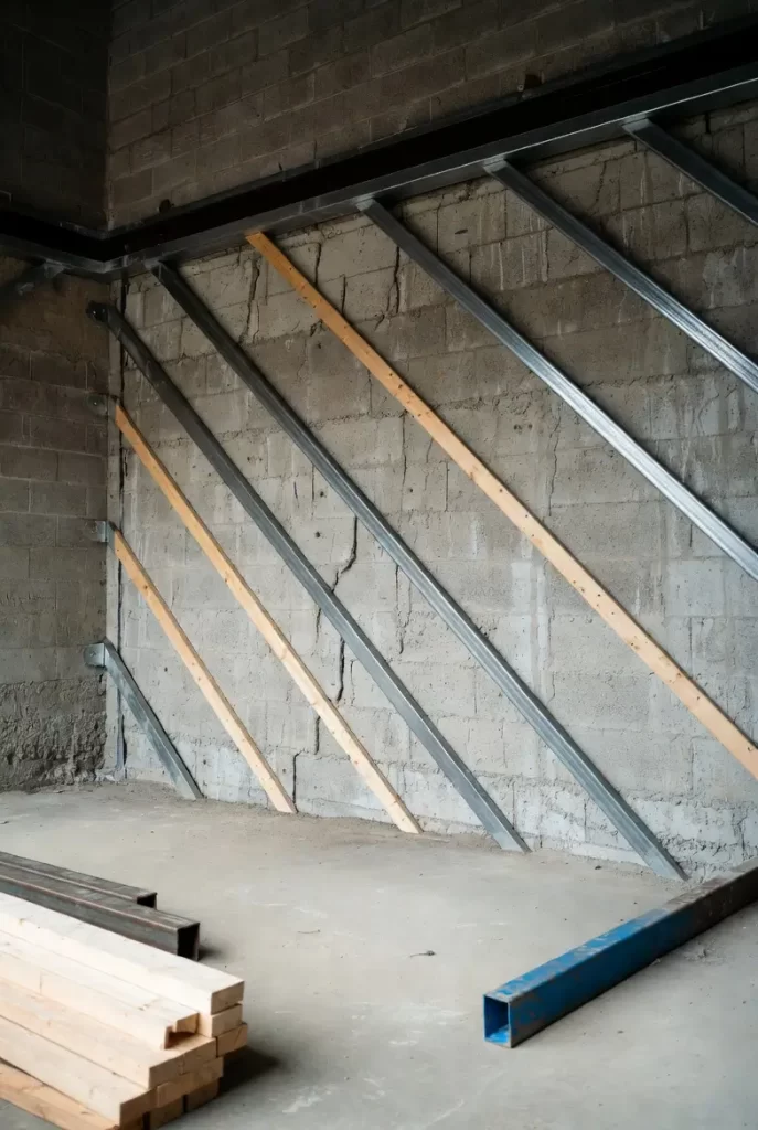 bowing wall repair east lansing mi