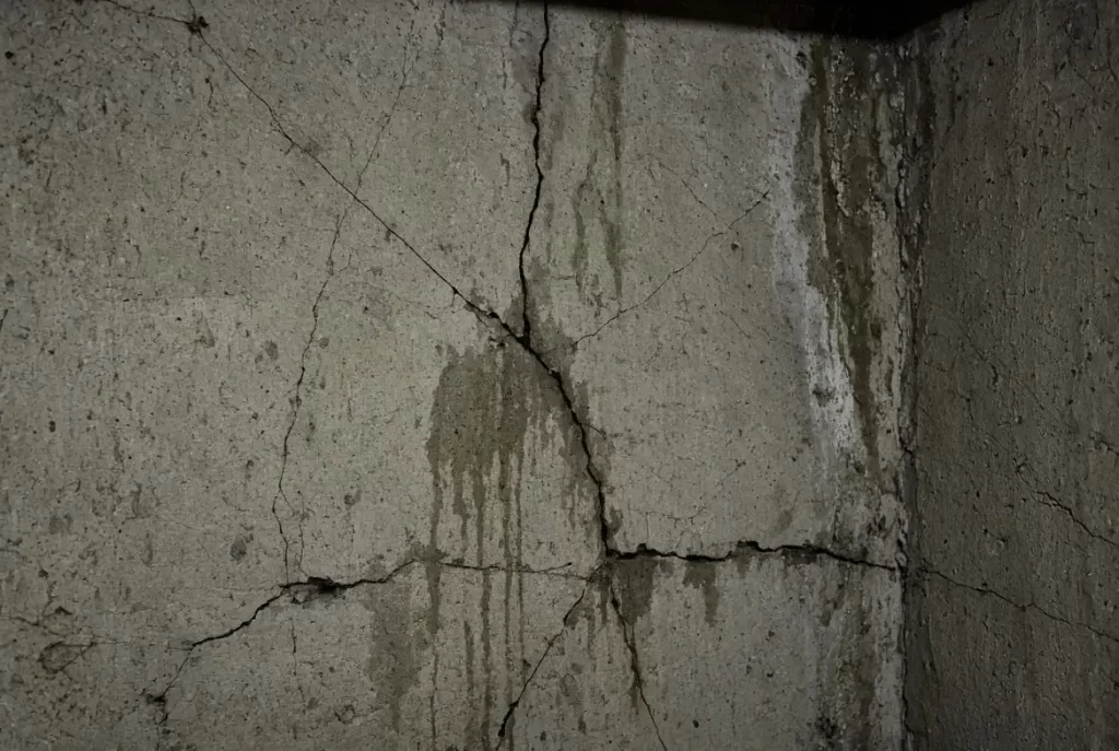 cracked basement walls